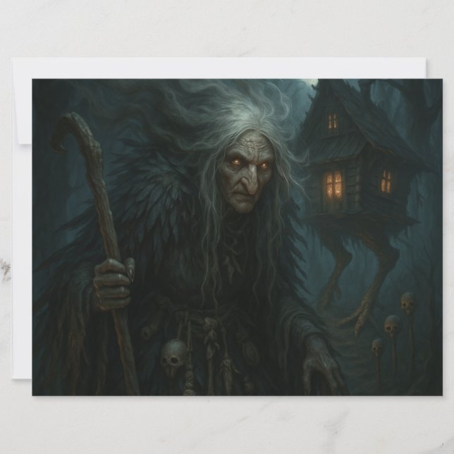 Baba Yagas verzaubertes Waldblatt (Vorderseite)