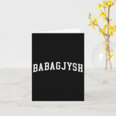 Babagjysh _1 karte (Gelbe Blume)