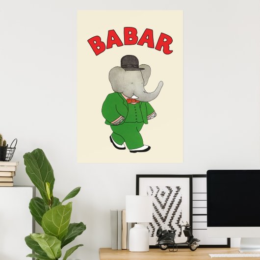 Babar der Elefant Poster (Heimbüro)