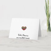 Baba's Petunias - Alles Gute zum Geburtstag Baba Karte (Rückseite)