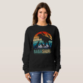 Babasaurus T Rex Baba Dinosaurier 4 Kinder Da des  Sweatshirt (Vorne ganz)