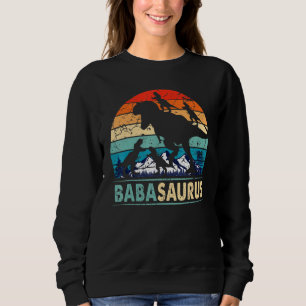 Babasaurus T Rex Baba Dinosaurier 4 Kinder Da des  Sweatshirt