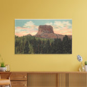 Babb, MT - Blick auf den Großen Berg von Hwy Leinwanddruck (Insitu (Wohnzimmer))