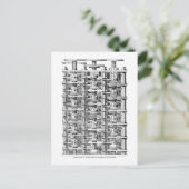 Babbage Differenzial Motor Postkarte (Stehend Vorderseite)