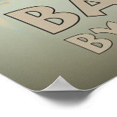 Babbage von Airship Steampunk Vintage Travel Poster (Ecke)