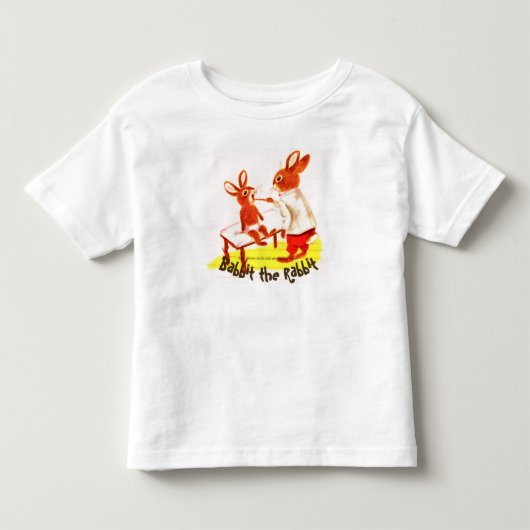 "Babbit the Rabbit" Kleinkind T-shirt (Vorderseite)
