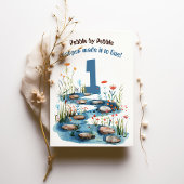 Babbling Brook erster Geburtstag Einladung