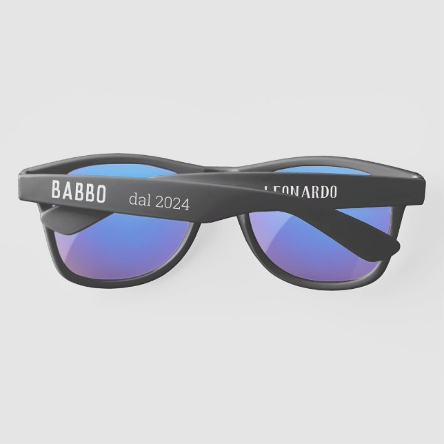 Babbo- dal 2024 - personalisierte schwarze Sonnenb (Rückseite)