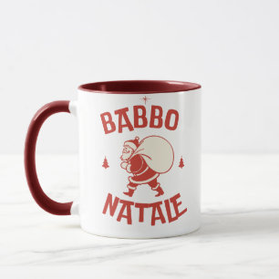 Babbo Italianer Weihnachtsmann süß Kawaii Frohe We Tasse