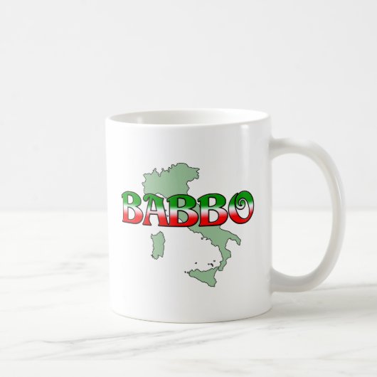 Babbo (italienischer Vater) Kaffeetasse (Rechts)
