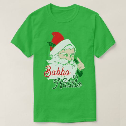 Babbo Natale Italian Santa Claus Grafik T-Shirt (Design vorne)