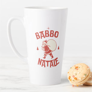 Babbo Natale Italian Santa Renna Frohe Weihnachten Milchtasse