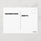 Babby Narwhal Jahrestag Postkarte (Rückseite)