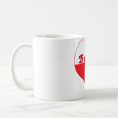 Babci Polnisches Herz Kaffeetasse (Links)
