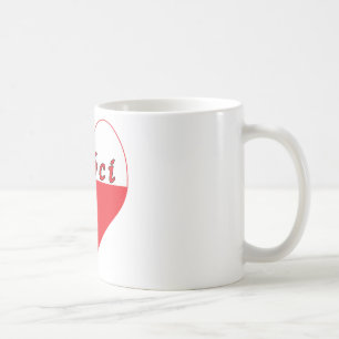 Babci Polnisches Herz Kaffeetasse