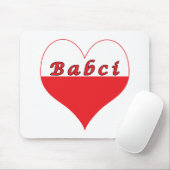 Babci Polnisches Herz Mousepad (Mit Mouse)