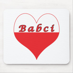Babci Polnisches Herz Mousepad
