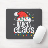 Babcia Claus Funny Xmas Christmas Grandma Holiday Mousepad (Mit Mouse)