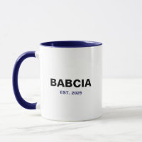 Babcia Est. Jahr - Das perfekte Oma-Geschenk