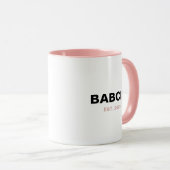 Babcia Est. Jahr - Das perfekte Oma-Geschenk Tasse (VorderseiteRechts)