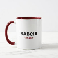 Babcia Est. Jahr - Das perfekte Oma-Geschenk