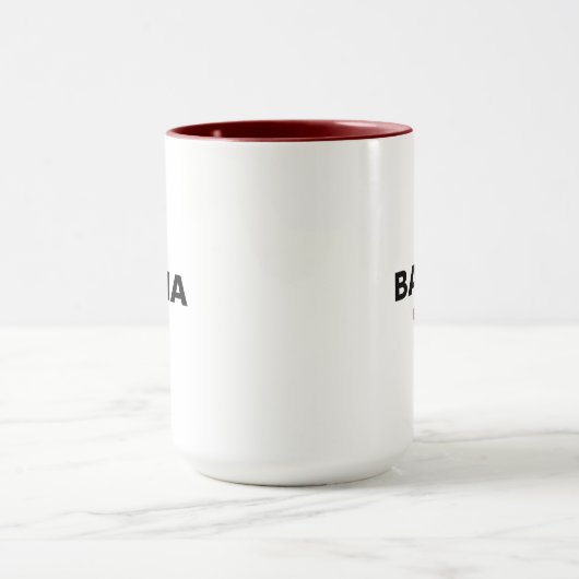 "Babcia Est. Jahr" - Das perfekte Oma-Geschenk Tasse (Zentrum)