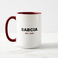 "Babcia Est. Jahr" - Das perfekte Oma-Geschenk