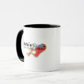 Babcia hat Hitzewallungen Tasse (Vorderseite Links)