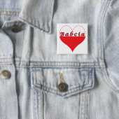 Babcia Polnisches Herz Button (Beispiel)