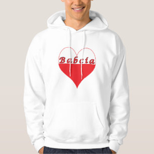 Babcia Polnisches Herz Hoodie