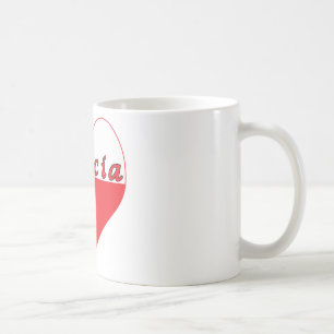 Babcia Polnisches Herz Kaffeetasse