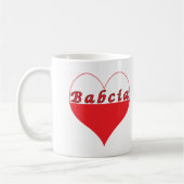 Babcia Polnisches Herz Kaffeetasse (Links)