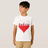 Babcia Polnisches Herz T-Shirt (Vorne ganz)