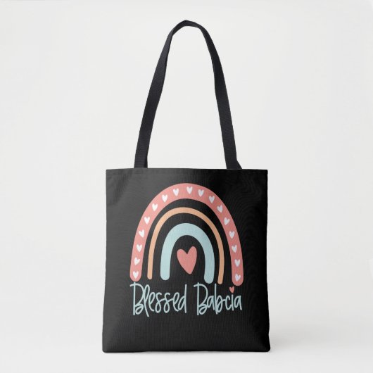 Babcia polnisches Oma-Geschenk Tasche (Vorderseite)