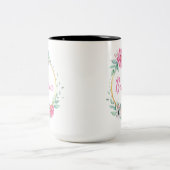 Babcia Zweifarbige Tasse (Mittel)