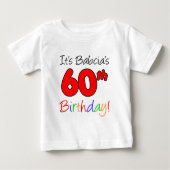 Babcia's 60. Geburtstag Baby T-shirt (Vorderseite)