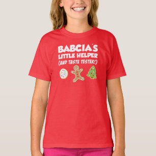 Babcia's kleine Helferweihnachtskekse T-Shirt