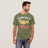 Babcias kleine Pierogi polnisches Essen Polska T-Shirt (Vorne ganz)