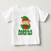 Babcia's Little Elf Baby T-shirt (Vorderseite)