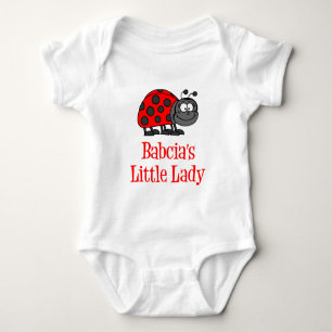 Babcia's Little Lady Baby Strampler