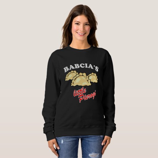 Babcias Little Pierogi Polish Food Polska Sweatshirt (Vorne ganz)