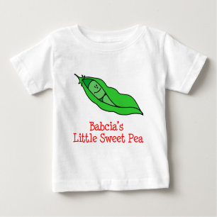 Babcia's Little Sweet Pea Baby T-shirt