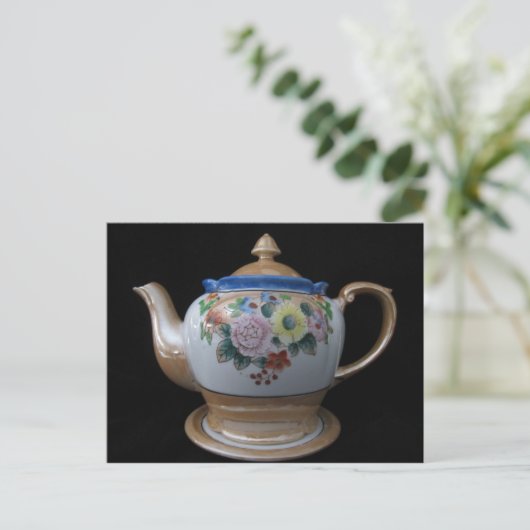 Babcis Teapot Postkarte (Stehend Vorderseite)