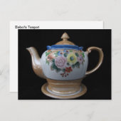 Babcis Teapot Postkarte (Vorne/Hinten)