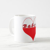 Babciu Polnisches Herz Kaffeetasse (Vorderseite Links)