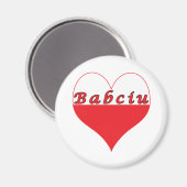 Babciu Polnisches Herz Magnet (Vorderseite/Rückseite)
