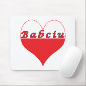Babciu Polnisches Herz Mousepad (Mit Mouse)
