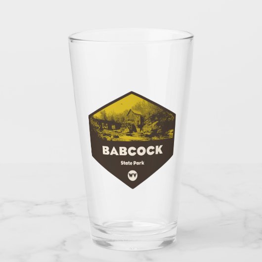 Babcock Staat Park West Virginia Glas (Vorderseite)
