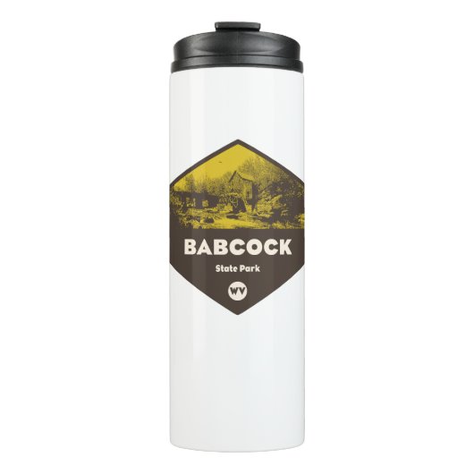 Babcock Staat Park West Virginia Thermosbecher (Vorderseite)