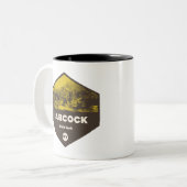 Babcock Staat Park West Virginia Zweifarbige Tasse (Vorderseite Links)